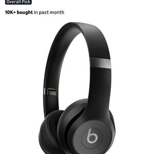 Beats Solo 4 by Dre Black On-Ear Headphones